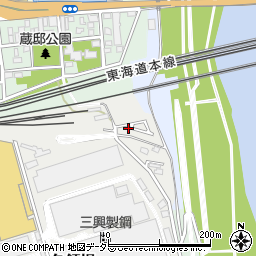 神奈川県平塚市久領堤3-14-1周辺の地図