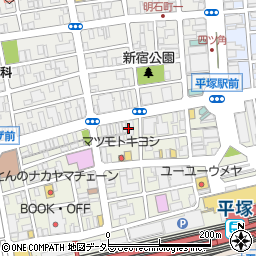 平塚信用金庫　本店ローンセンター問合せフリーダイヤル周辺の地図