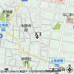愛知県江南市上奈良町天王95周辺の地図