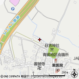 滋賀県高島市安曇川町青柳1037周辺の地図