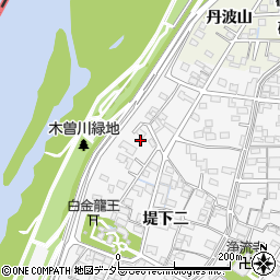 愛知県一宮市奥町堤下二24周辺の地図