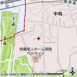 神奈川県茅ヶ崎市中島768周辺の地図