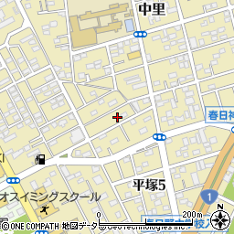 神奈川県平塚市中里26周辺の地図