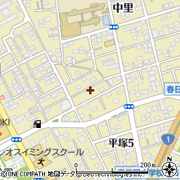 神奈川県平塚市中里26-24周辺の地図