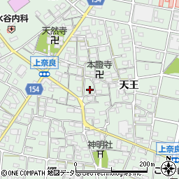 愛知県江南市上奈良町天王112周辺の地図