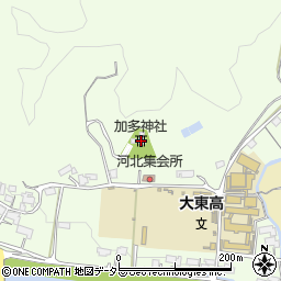 加多神社周辺の地図