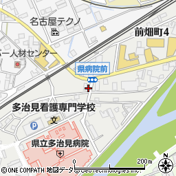 岐阜県多治見市前畑町4丁目133周辺の地図