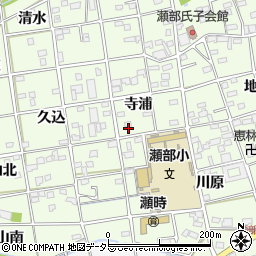愛知県一宮市瀬部寺浦36周辺の地図