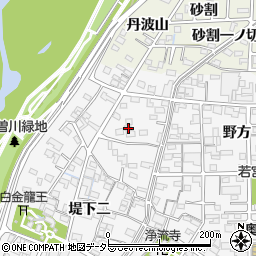 愛知県一宮市奥町堤下一226周辺の地図