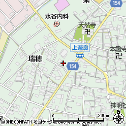 愛知県江南市上奈良町瑞穂86周辺の地図