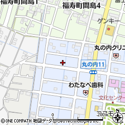 岐阜県羽島市竹鼻町丸の内11丁目50周辺の地図