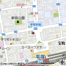 カレーハウスＣｏＣｏ壱番屋ＪＲ平塚駅北口店周辺の地図