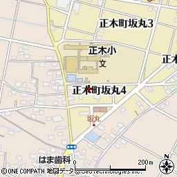 岐阜県羽島市正木町坂丸周辺の地図
