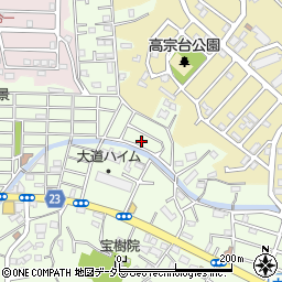 神奈川県横浜市金沢区大道1丁目16周辺の地図