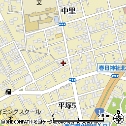 神奈川県平塚市中里26-3周辺の地図