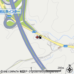 北日本石油株式会社　朝比奈インター給油所周辺の地図