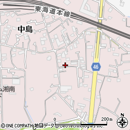 神奈川県茅ヶ崎市中島1142周辺の地図