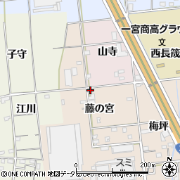 愛知県一宮市佐千原藤の宮25周辺の地図