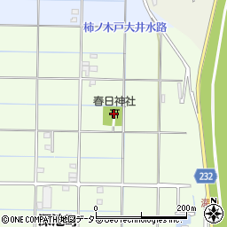 岐阜県大垣市深池町105周辺の地図