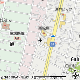 愛知県江南市赤童子町栄63周辺の地図