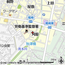 〒483-8162 愛知県江南市尾崎町河原の地図