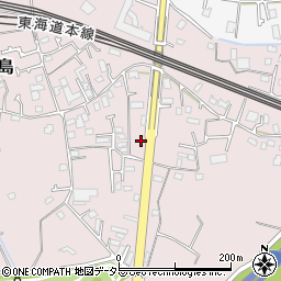 神奈川県茅ヶ崎市中島1163-1周辺の地図