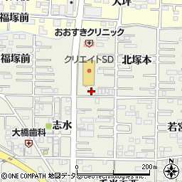 愛知県一宮市今伊勢町馬寄北塚本10周辺の地図