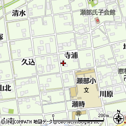 愛知県一宮市瀬部寺浦29周辺の地図