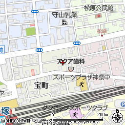 有限会社坂部材木店周辺の地図