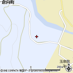 京都府綾部市十倉向町小松谷周辺の地図