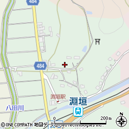 京都府綾部市渕垣町横田周辺の地図