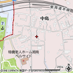 神奈川県茅ヶ崎市中島871-6周辺の地図