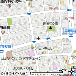 横浜銀行平塚支店 ＡＴＭ周辺の地図