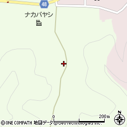 兵庫県養父市大屋町笠谷199周辺の地図