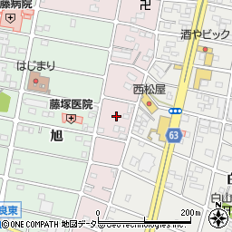 愛知県江南市大間町南大間周辺の地図