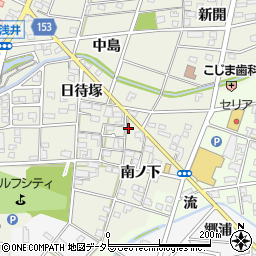 愛知県一宮市浅井町東浅井南ノ下12周辺の地図