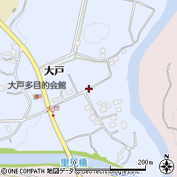 千葉県市原市大戸周辺の地図