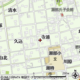 愛知県一宮市瀬部寺浦28周辺の地図