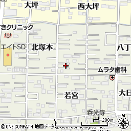 愛知県一宮市今伊勢町馬寄北塚本50周辺の地図