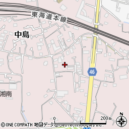 神奈川県茅ヶ崎市中島1143周辺の地図