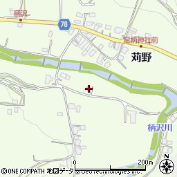 神奈川県南足柄市苅野1780周辺の地図