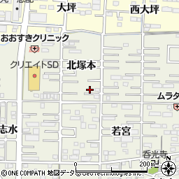 愛知県一宮市今伊勢町馬寄北塚本33周辺の地図