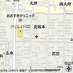 愛知県一宮市今伊勢町馬寄北塚本30周辺の地図