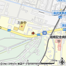 トヨタモビリティ神奈川鎌倉深沢店周辺の地図