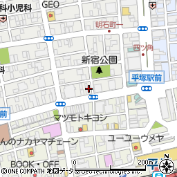 株式会社藤沢ミシン　平塚店周辺の地図