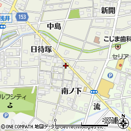 愛知県一宮市浅井町東浅井南ノ下12-1周辺の地図