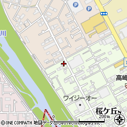 神奈川県平塚市桜ケ丘13-43周辺の地図