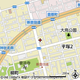 臼井米店周辺の地図