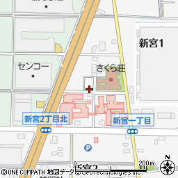 愛知県丹羽郡大口町新宮1丁目110周辺の地図