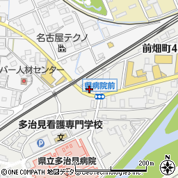 岐阜県多治見市前畑町4丁目82周辺の地図